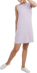 Hanes Womens Originals Tank Dress, 100% Cotton, Garment Dyed - betrendyfashion.com